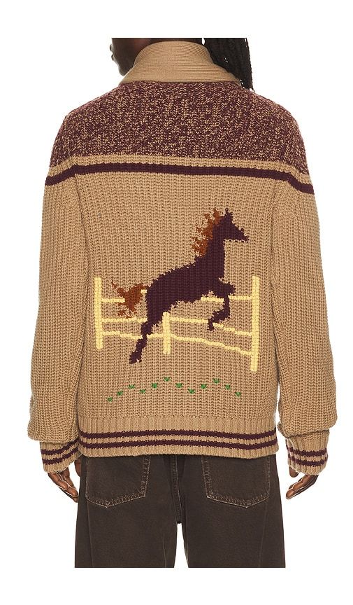 Rodeo Cardigan in Brown. - size L (also in M, S, XL/1X, XS) - Guest In Residence - Modalova