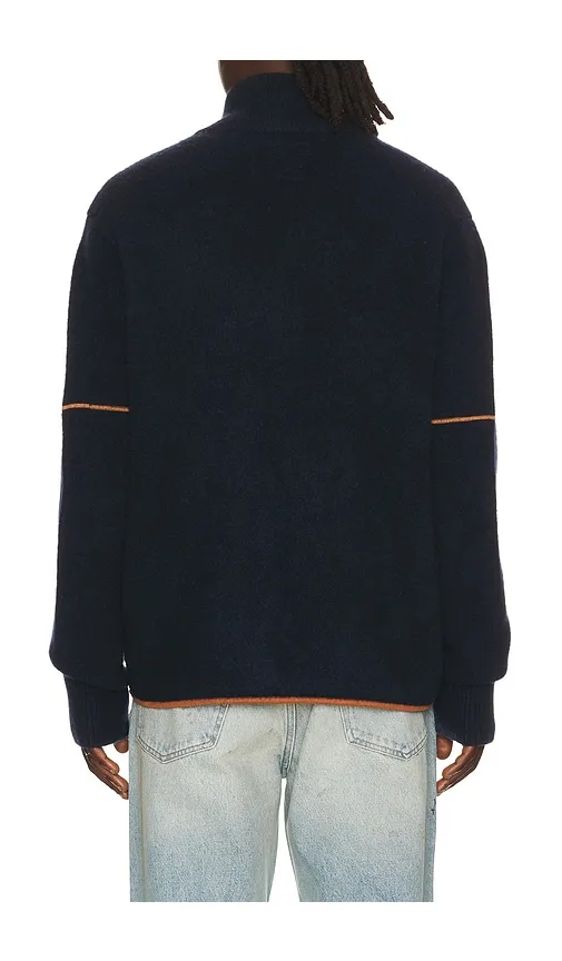 Felted Louis Jacket in Navy. - size L (also in M, S, XL/1X, XXL/2X) - Guest In Residence - Modalova