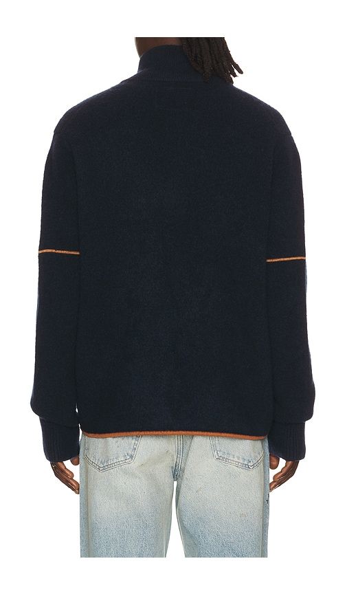 Felted Louis Jacket in Navy. - size M (also in L, XL/1X, XXL/2X) - Guest In Residence - Modalova