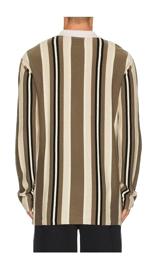 Striped Rugby in Grey. - size L (also in M) - Guest In Residence - Modalova