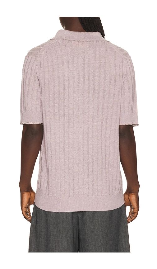 Teddy Polo in Grey. - size L (also in M, S, XL/1X) - Guest In Residence - Modalova