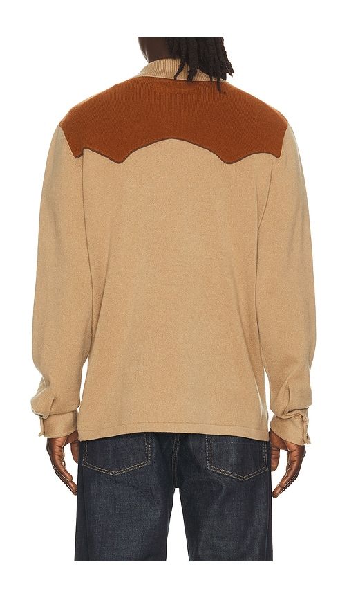Western Button Up Shirt in Tan,Cognac. - size M (also in S, XL/1X, XXL/2X) - Guest In Residence - Modalova