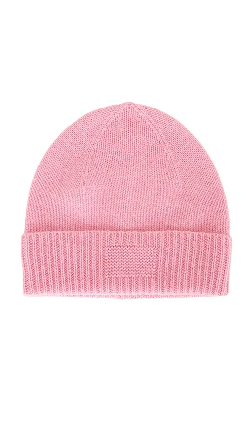 Rib Cuff Beanie in Pink - Guest In Residence - Modalova