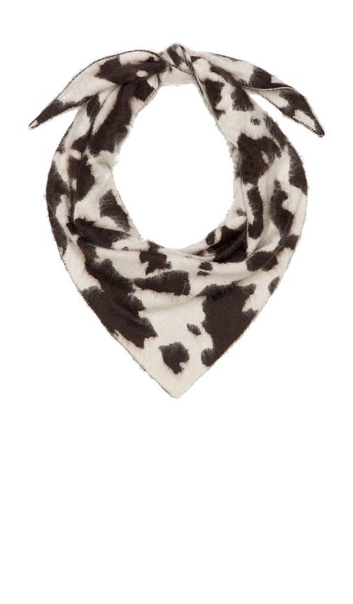 Grizzly Cowhide Wild Rag in Multi - Guest In Residence - Modalova
