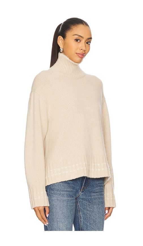 Cropped Rib Turtleneck in Beige. - size M (also in XS) - Guest In Residence - Modalova