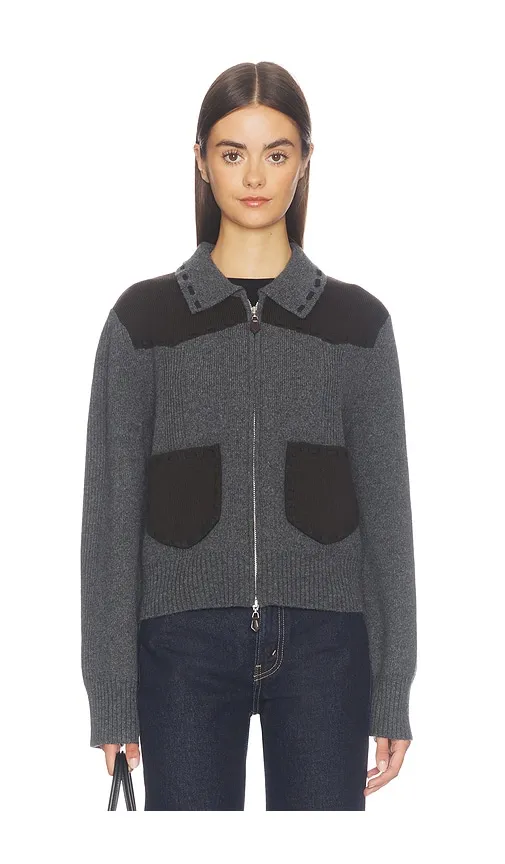 Saddle Up! Jacket in Grey. - size L (also in S, XS) - Guest In Residence - Modalova