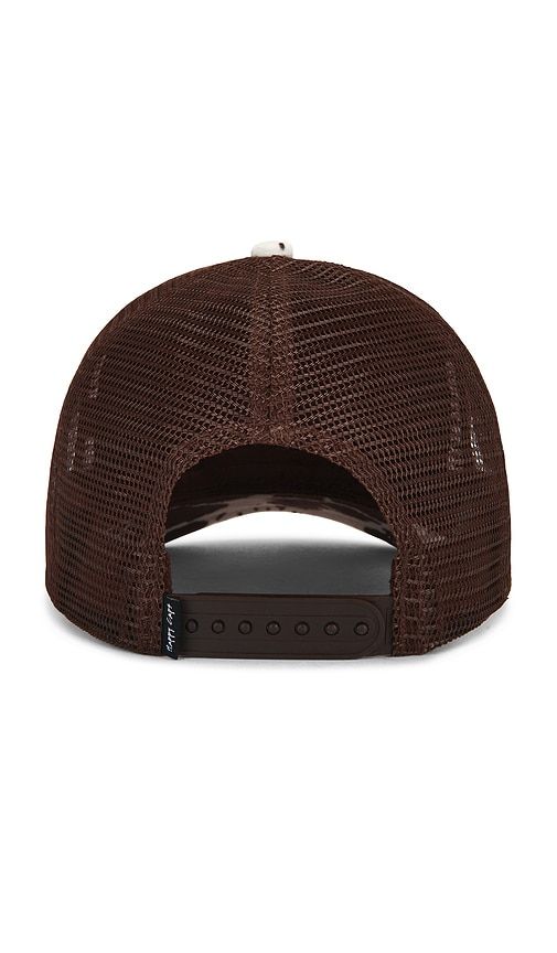 Print Trucker Hat in Brown - Happy Caps - Modalova