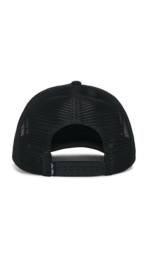 Leather Studded Script Meshback in - Happy Caps - Modalova