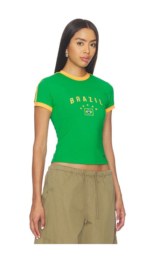 Brazil Goalie Tee in Green. - size S (also in XS) - Hype and Vice - Modalova