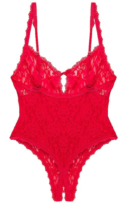 Racy Signature Lace Open Teddy in . - size L (also in M, S) - Hanky Panky - Modalova