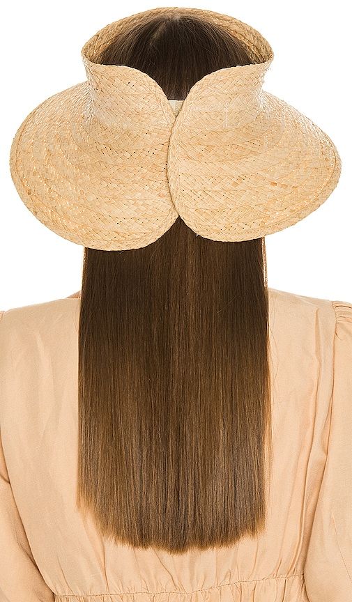 Roll Up Travel Visor in Tan - Hat Attack - Modalova