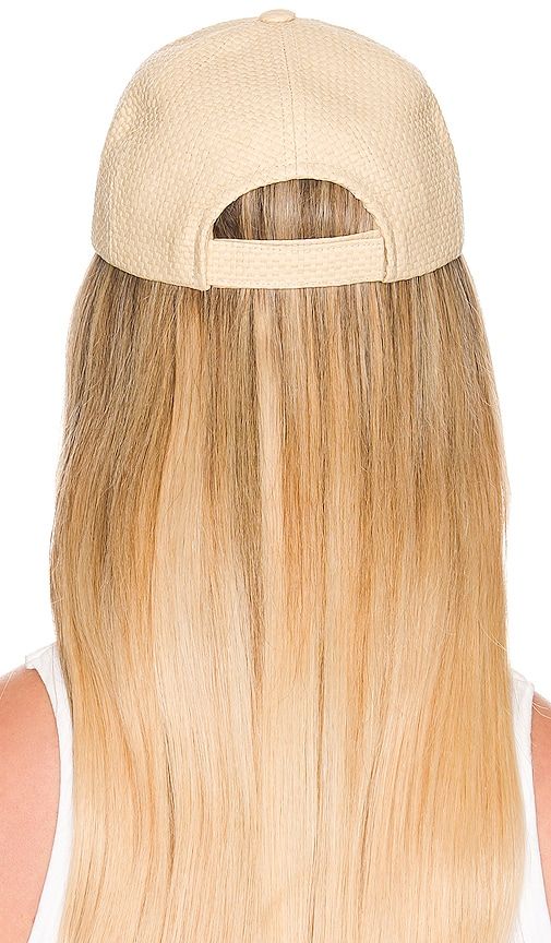 Hat Attack Straw Cap in Cream - Hat Attack - Modalova