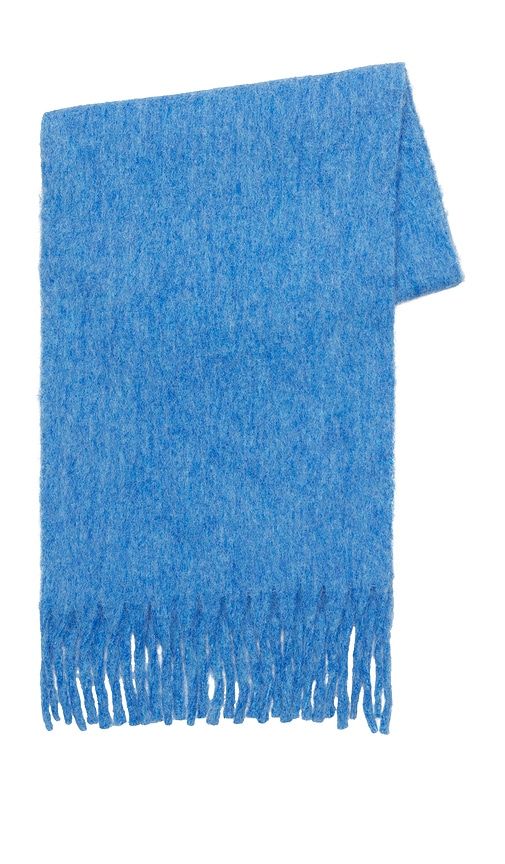 Cozy Solid Scarf in Blue - Hat Attack - Modalova