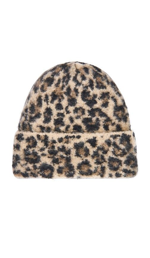 Hat Attack Leopard Beanie in Brown - Hat Attack - Modalova