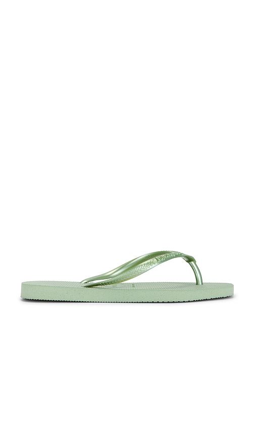 Slim Square Sandal in Green. - size 35/36 (also in 39/40, 41/42) - Havaianas - Modalova
