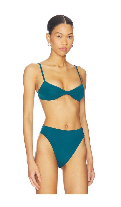 Adjustable Monica Bikini Top in Teal. - size S (also in XS) - HAIGHT. - Modalova