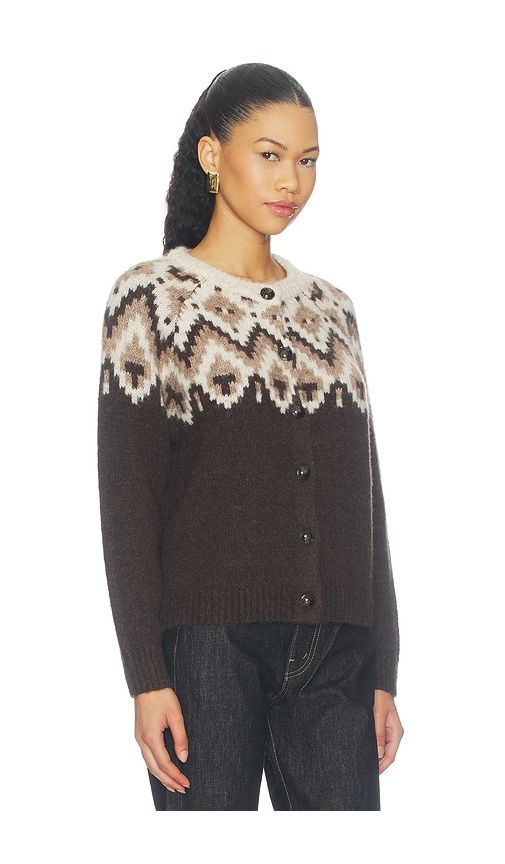 Griffin Cardi in Chocolate. - size L (also in M, S, XL, XS) - HEARTLOOM - Modalova
