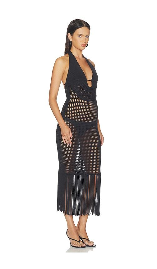 Double Two-toned Fringe Dress in . - size L (also in M, S, XL) - HAELO - Modalova