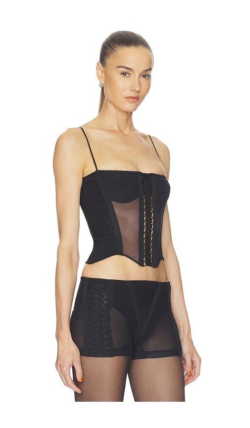Layered Lace Up Corset Top in . - size M (also in S, XL, XS, XXS) - HAELO - Modalova