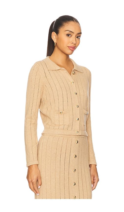 Nanette Cardigan in Tan. - size M (also in S) - HEVRON - Modalova