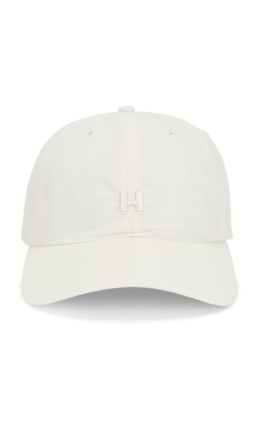 Halfdays Nylon H Logo Hat in Ivory - Halfdays - Modalova