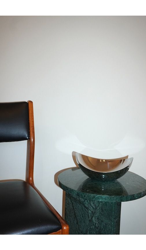 Dasha Bowl in Metallic Silver - HueGah Home - Modalova