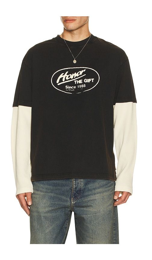 Just Be Longsleeve Tee in . - size S (also in XL/1X, XXL/2X) - Honor The Gift - Modalova