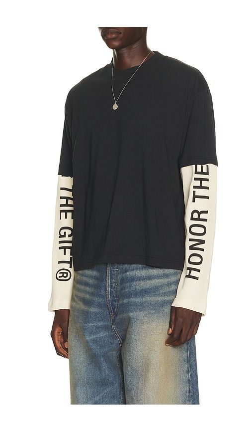 Honor Double Sleeve Tee in . - size L (also in M, S, XL/1X, XXL/2X) - Honor The Gift - Modalova