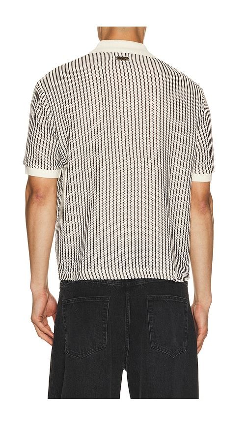 Striped Knit Polo in Multi. - size L (also in S, XL/1X) - Honor The Gift - Modalova