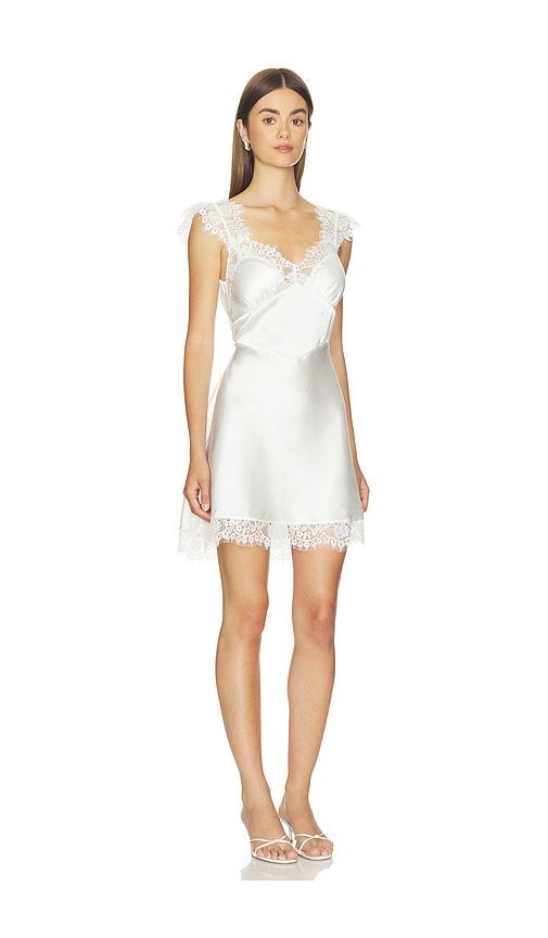 Amba Lace Slip Dress in . - size L (also in M, S, XS) - homebodii - Modalova
