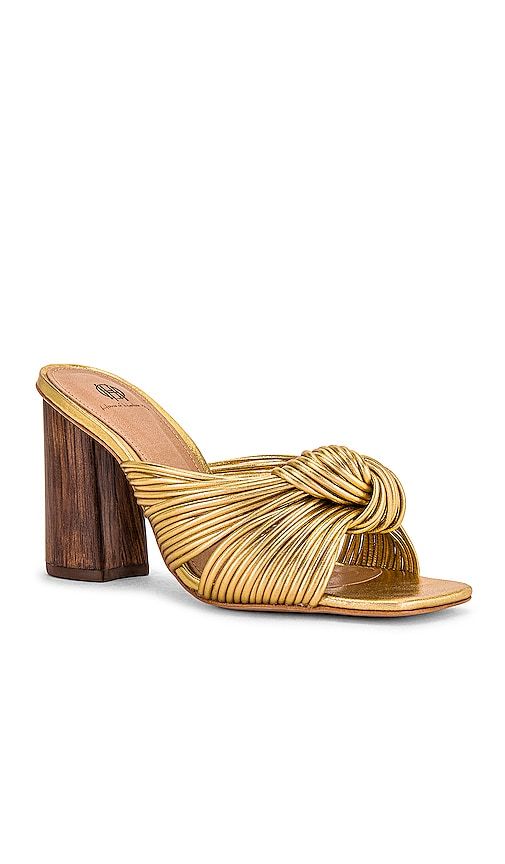 X REVOLVE Multi Strap Knotted Sandal in Metallic . - size 5.5 (also in 6, 6.5) - House of Harlow 1960 - Modalova