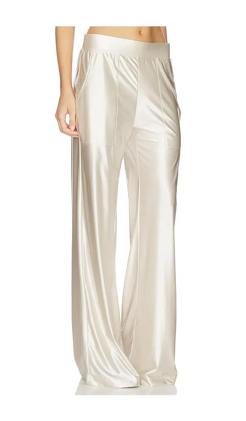 Thea Pants in Metallic Silver. - size M (also in S) - Heroine Sport - Modalova