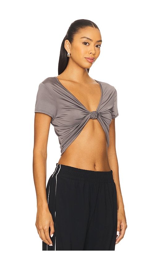 Knot Tee in Grey. - size L (also in XL) - Heroine Sport - Modalova
