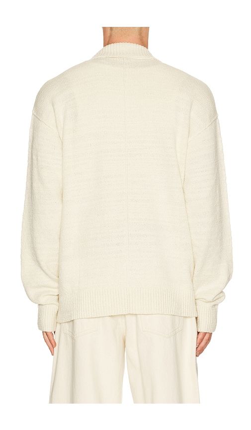 Slub Wool Shirt in Cream. - size M (also in XL/1X) - Helmut Lang - Modalova