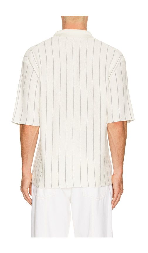 Short Sleeve Stripe Polo. in . - size L (also in M, XL/1X) - Helmut Lang - Modalova
