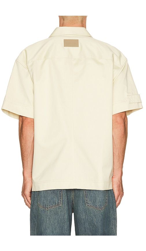 Short Sleeve Loop Tape Shirt in Cream. - size L (also in M, S, XL/1X) - Helmut Lang - Modalova