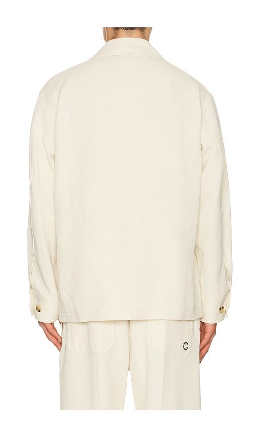 Sailor Overshirt in Cream. - size L (also in S, XL/1X) - Helmut Lang - Modalova