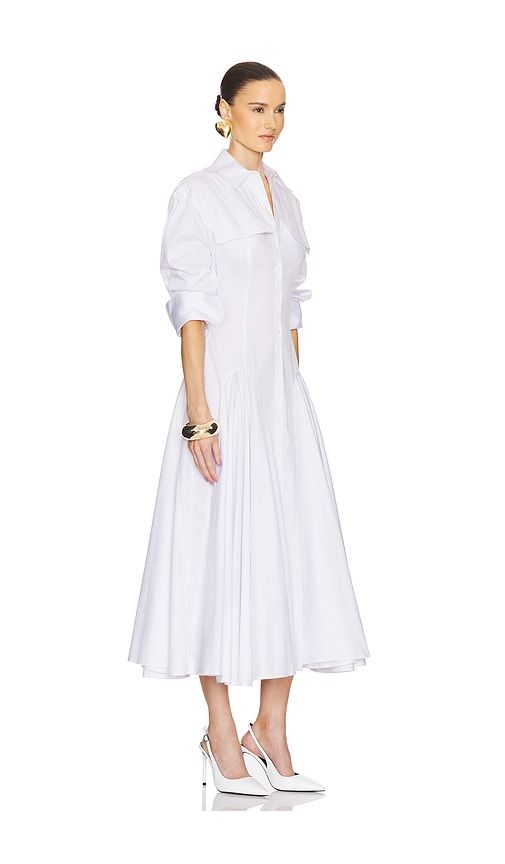 Godet Shirt Dress in . - size S (also in XS) - Helsa - Modalova