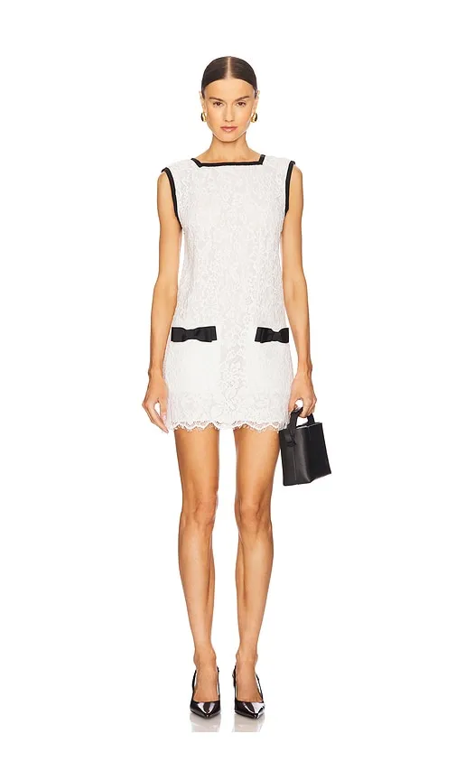 The Lace Mini Dress in . - size L (also in M, S, XL) - Helsa - Modalova