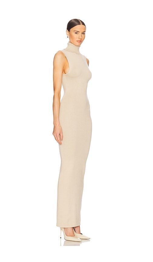 Aadi Knit Dress in Beige. - size L (also in XL) - Helsa - Modalova