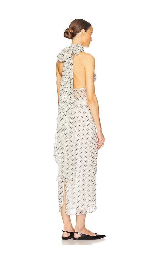 The Scarf Dress in Printed Silk Chiffon in . Taglia L. Also in M, S, XS - Helsa - Modalova