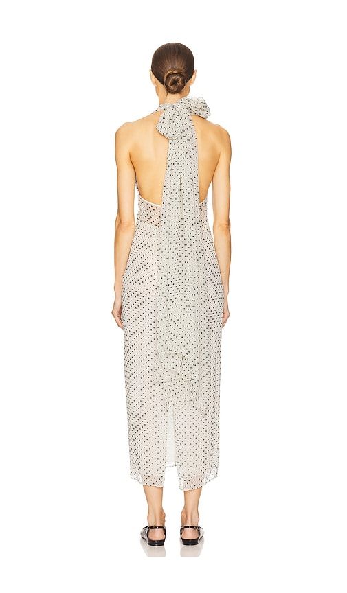 The Scarf Dress in Printed Silk Chiffon in . Taglia L. Also in M, S, XS - Helsa - Modalova