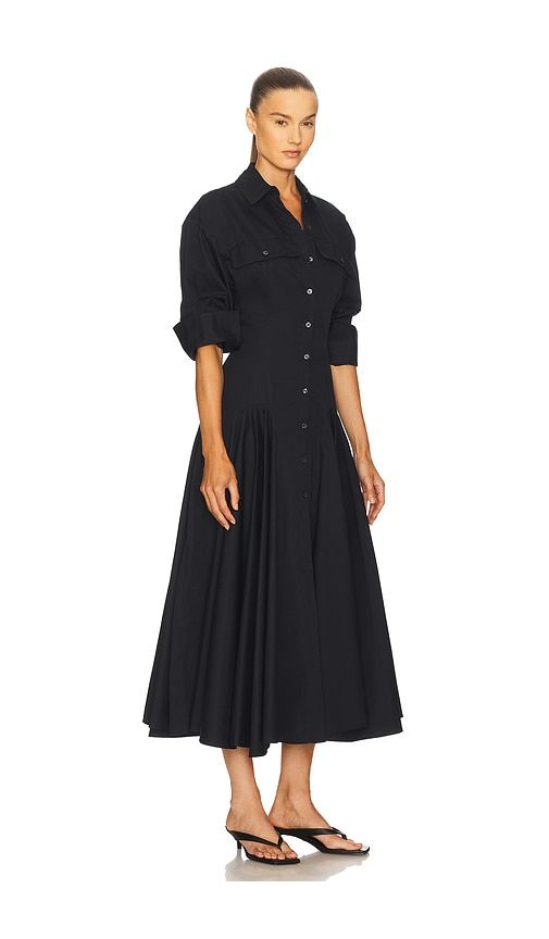 Godet Shirt Dress in . - size S (also in XS, XXS) - Helsa - Modalova