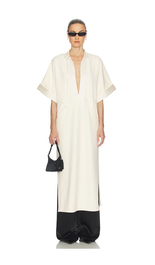 The Magda Dress in Thick Crepe in . - size S (also in XS) - Helsa - Modalova