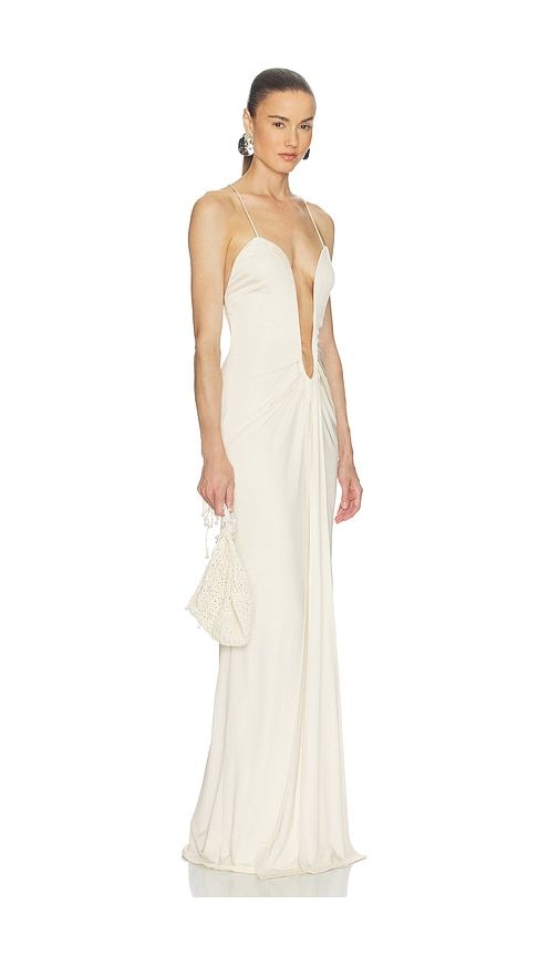 The Roksanna Draped Dress in . - size L (also in M, S, XL, XS) - Helsa - Modalova