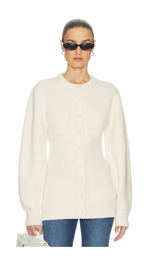 Devika Wool Cashmere Cardigan in . - size L (also in M) - Helsa - Modalova