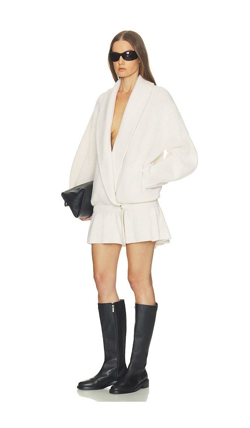 Blanche Peplum Cardigan in . - size L (also in M, S, XL, XS, XXS) - Helsa - Modalova