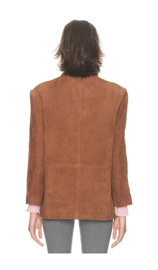 The Schoolhouse Jacket in Suede in . Size L. Also in M, S, XL, XS - Helsa - Modalova