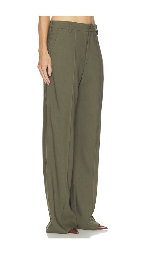Wool Blend Trouser in Green. - size L (also in M, S, XS, XXS) - Helsa - Modalova