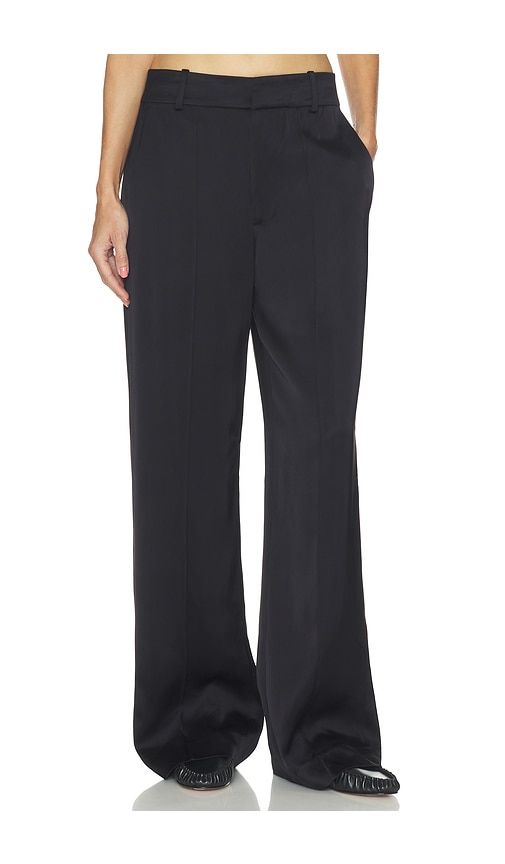 Gabe Trouser in Double Face Satin in . - size M (also in XXS) - Helsa - Modalova